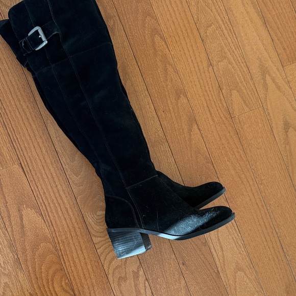 Crown Vintage Black Over the Knee Boots - Picture 3 of 5